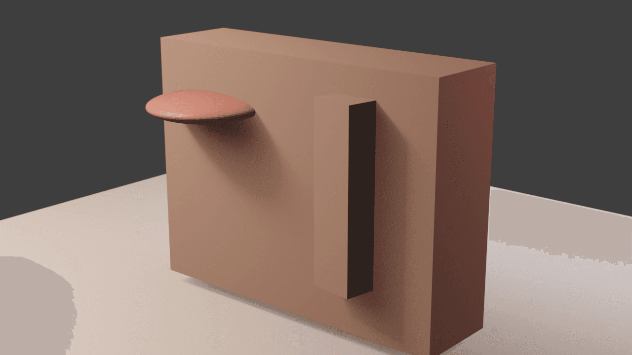 Blender look-dev render with production clay material